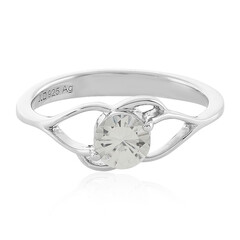 Zilveren ring met een zirkoon