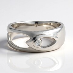 Anello in argento con Diamante I1 (G) (Annette)
