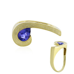 Anello in oro con Tanzanite AAA (de Melo)