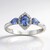 Anillo en oro con Tanzanita AAA (CIRARI)
