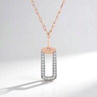 Collar en plata con Zircón (Adela Silber)