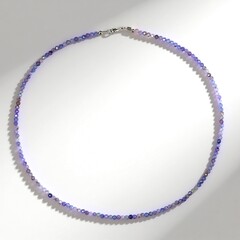 Collana in argento con Tanzanite