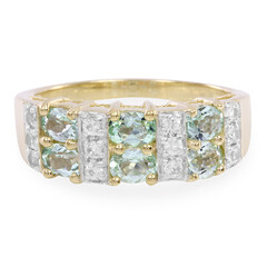 Bague en or et Tourmaline Paraiba du Brésil