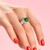 Zilveren ring met een Canadese jade