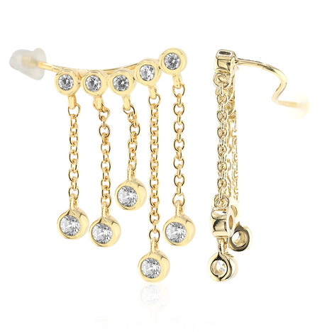 Orecchini in argento con Zircone (M de Luca)