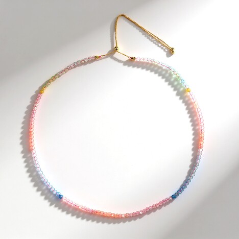 Collana in argento con Berillo Fancy