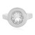 Bague en argent et Quartz blanc