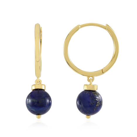 Lapislazuli-Silberohrringe (MONOSONO COLLECTION)