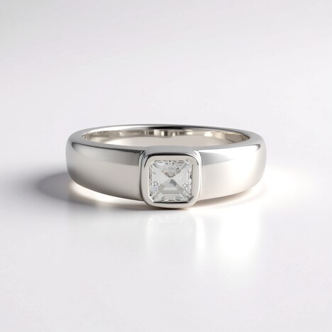 Anello in argento con Zircone