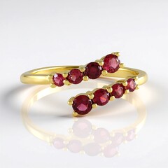Anello in argento con Spinello Rosso