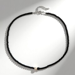 Collana in argento con Perla d'Acqua Dolce Bianca