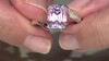 Zilveren ring met een kunziet (Pallanova)
