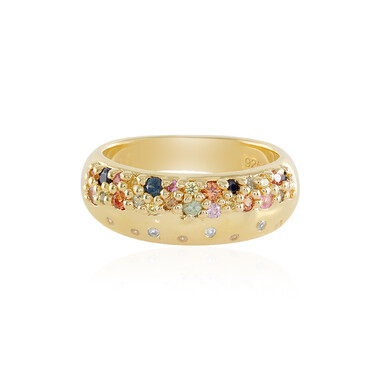 Saphir-Silberring