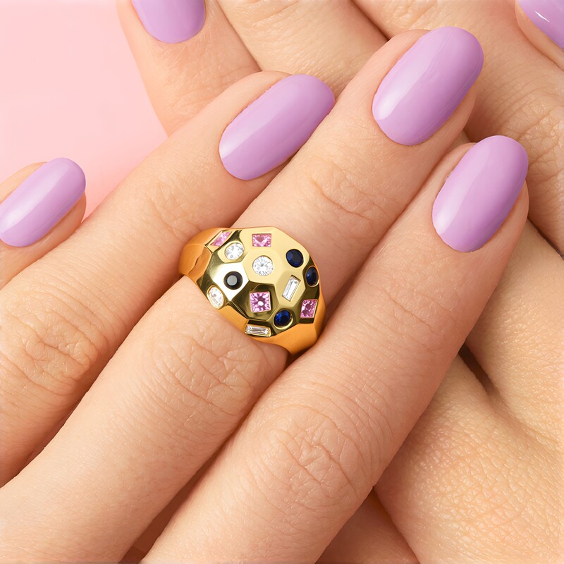 Anello in oro con Zircone (Adela Gold)