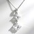 Collana in argento con Topazio Bianco