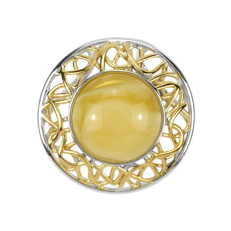 Ciondolo in argento con Ambra Baltica (dagen)