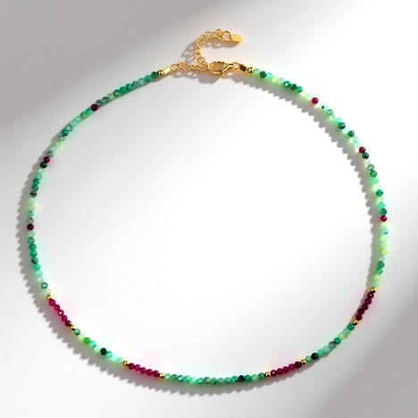 Collana in argento con Smeraldo Socoto