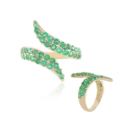 Russischer Smaragd-Goldring