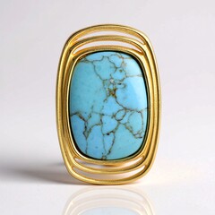 Ciondolo in argento con Turchese