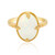 Anello in oro con Opale di Welo (Adela Gold)