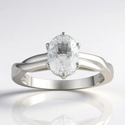 Anello in argento con Kunzite Bianca (Pallanova)