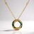 Collana in oro con Opale Nero di Lightning Ridge (CIRARI)