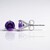 Boucles d'oreilles en or et Améthyste (CIRARI)