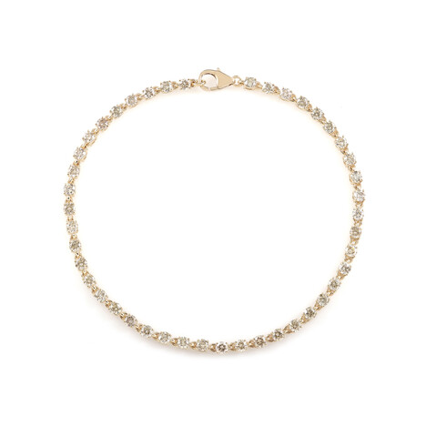 Gouden armband met I2 Bruine Diamanten (SUHANA)