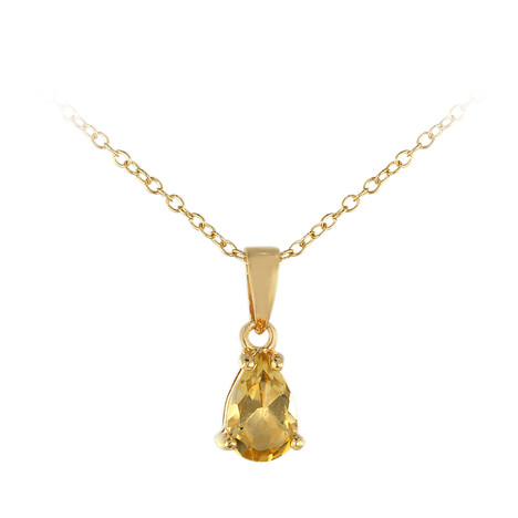 Citrine Silver Necklace