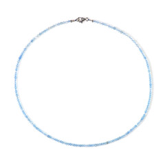 Collana in argento con Acquamarina Brasiliana