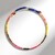 Collana rigida in acciaio con Unakite (Riya)