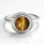 Bague en argent et Œil de Tigre