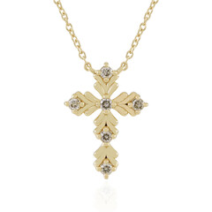 I2 Schokoladen-Brillant-Silbercollier