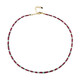 Collana in argento con Rubino del Madagascar