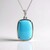 Collana in argento con Turchese Kingman (Faszination Türkis)