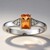 Anello in argento con Topazio Tepetate