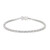 Bracelet en argent et Topaze blanche (Adela Silber)