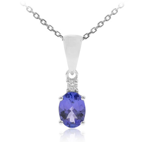 Collar en oro con Tanzanita AAA