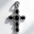 Ciondolo in argento con Agata Nera (Desert Chic)