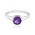 Sibirischer Amethyst-Silberring