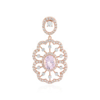 Ciondolo in argento con Kunzite (Adela Silber)