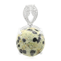 Dalmatian Jasper Silver Pendant