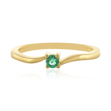 Anello in argento con Smeraldo Etiope