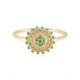 Anello in argento con Tsavorite della Tanzania