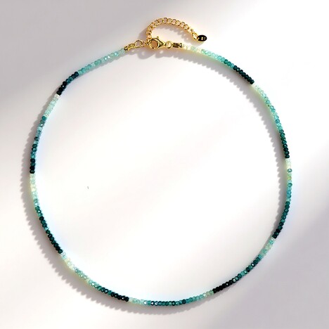 Collana in argento con Grandidierite