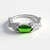 Anello in argento con Diopside Russo