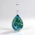 Ciondolo in argento con Malachite Azzurrite (Bali Barong)