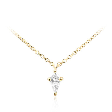 9K VS2 (F) Diamond Gold Necklace (de Melo)