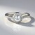Bague en argent et Zircon (MONOSONO COLLECTION)