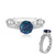 Zilveren ring met een Mezezo opaal